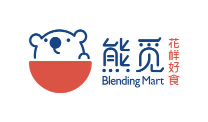 上海餐饮品牌logo设计-知名熊形象餐饮标识策划-熊觅餐饮管理公司-浙江苏州