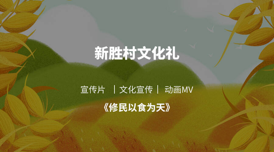 政府类文化视频制作|上海MG动画制作|新胜村文化礼堂动画宣传视频